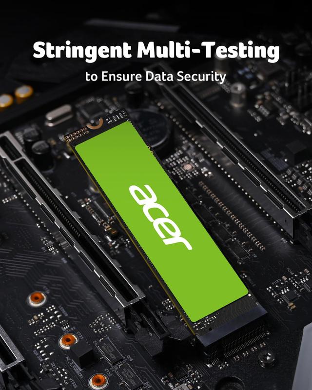 SSD acer FA200 NVMe Gen4 de 2 TB, PCIe 4.0, M.2 2280 para laptop